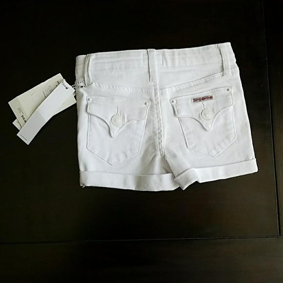 NWT Hudson Toddler White Roll Cuff Short Shorts - Picture 2 of 4
